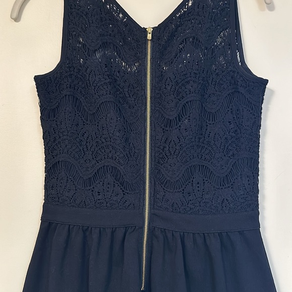 Lily Pulitzer, black lace top dress - Picture 4 of 7